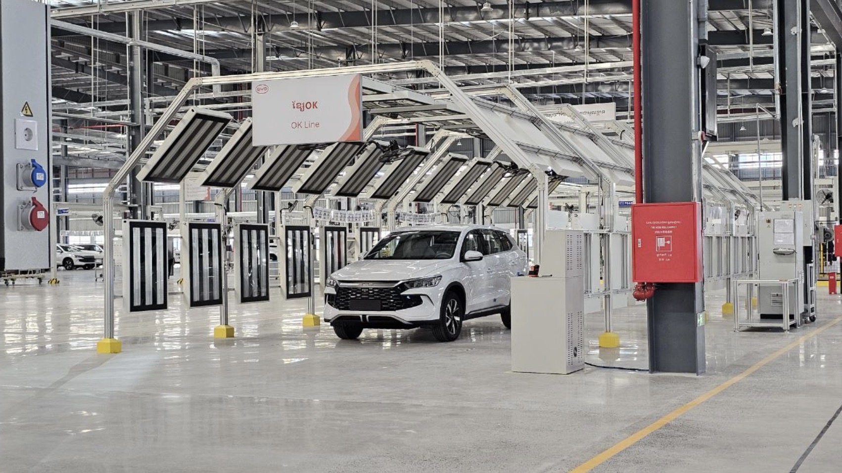 比亚迪柬埔寨电动汽车组装厂拟于12月12日正式落成