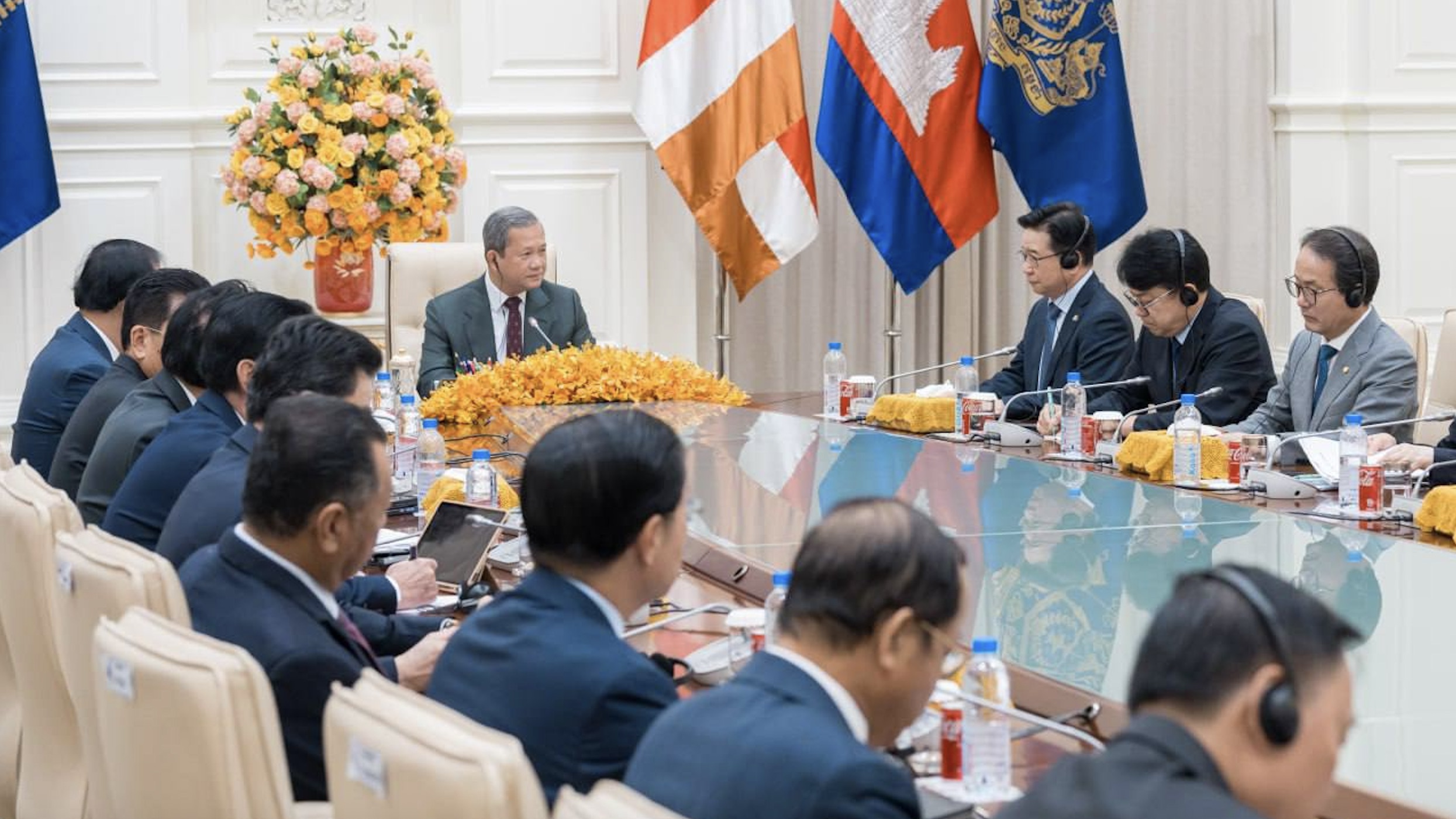 洪玛奈会见韩国投资者代表团，鼓励韩企扩大在柬投资布局